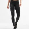 2XU Women's Mid-Rise Compression Tights 1 2XU Women's Mid-Rise Compression Tights -Wells Outlet 2xuwcompressiontightsblkdot