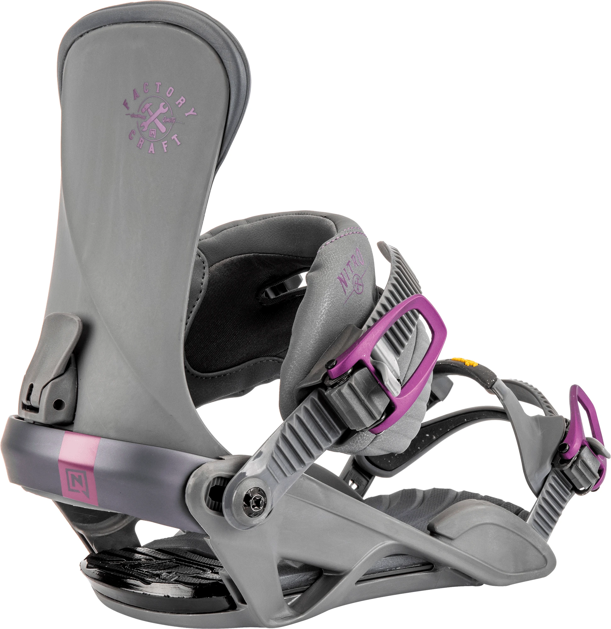 NITRO SNBD/ L1 OUTERWEAR Nitro Women's Ivy Factory Craft Snowboard Binding 2023 3 NITRO SNBD/ L1 OUTERWEAR Nitro Women's Ivy Factory Craft Snowboard Binding 2023