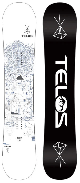 TELOS SNOWBOARDS Telos Adit Snowboard 2023 2 TELOS SNOWBOARDS Telos Adit Snowboard 2023