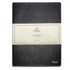 Pineider Notes Milano Leather Notebook, Midnight Black, Lined Ivory Paper 2 Pineider Notes Milano Leather Notebook, Midnight Black, Lined Ivory Paper -Wells Outlet BlackPineider