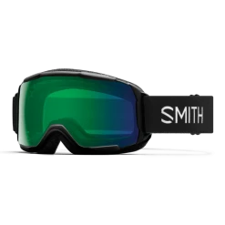 Smith Grom Youth Goggle In Black With ChromaPop Everyday Green Mirror Lens