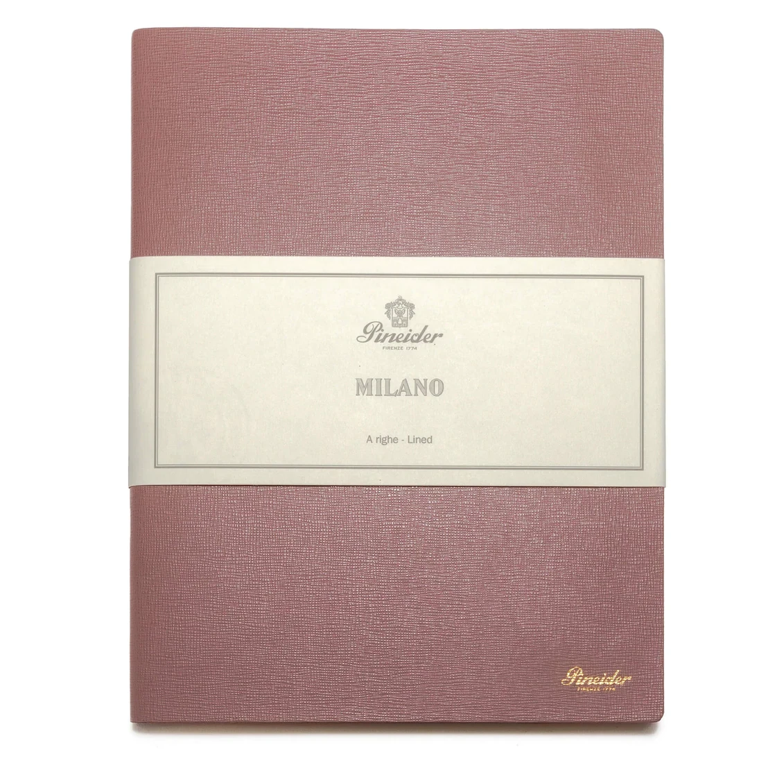 Pineider Notes Milano Leather Notebook, Lilac, Lined Ivory Paper 3 Pineider Notes Milano Leather Notebook, Lilac, Lined Ivory Paper