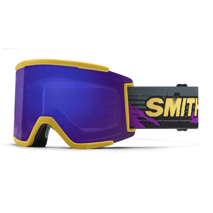 Smith Squad XL Goggle In Citrine Archive With ChromaPop Everyday Violet Mirror Lens 3 Smith Squad XL Goggle In Citrine Archive With ChromaPop Everyday Violet Mirror Lens