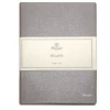 Pineider Notes Milano Leather Notebook, Silver Streak, Lined Ivory Paper 2 Pineider Notes Milano Leather Notebook, Silver Streak, Lined Ivory Paper -Wells Outlet SilverStreak