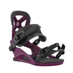 UNION BINDINGS Union Youth Cadet Snowboard Binding 2023 -Wells Outlet UN 22 CADET PURPLE FRONT