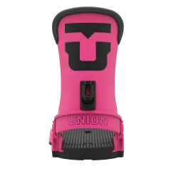 UNION BINDINGS Union Force Snowboard Binding 2023 -Wells Outlet UN 22 FORCE HOT PINK REAR