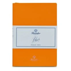 Pineider Blues Notebook, A5, 192 Blank Pages, 55gr Paper, Orange