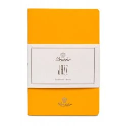 Pineider Notes Jazz Notebook, 80 Pages, 80 Gr Blank White Paper, Yellow