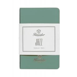 Pineider Notes Jazz Notebook, 80 Pages, 80 Gr Blank White Paper, Aqua Green