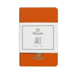 Pineider Notes Jazz Notebook, 80 Pages, 80 Gr Blank White Paper, Orange