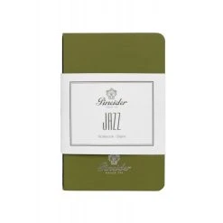Pineider Notes Jazz Notebook, 80 Pages, 80 Gr Blank White Paper, Green