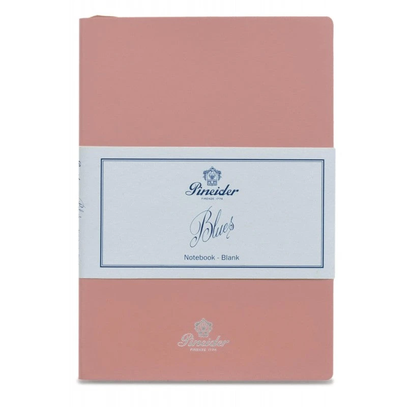 Pineider Blues Notebook, A5, 192 Blank Pages, 55gr Paper, Pink 3 Pineider Blues Notebook, A5, 192 Blank Pages, 55gr Paper, Pink