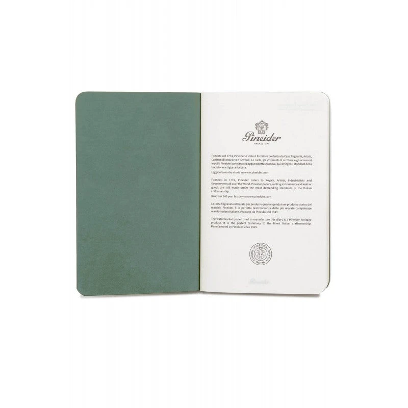 Pineider Notes Jazz Notebook, 80 Pages, 80 Gr Blank White Paper, Aqua Green 5 Pineider Notes Jazz Notebook, 80 Pages, 80 Gr Blank White Paper, Aqua Green - Image 3