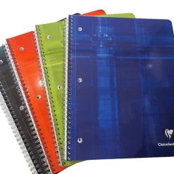 Clairefontaine Classic Wirebound Notebook - Lined, 3-Hole Punched - 8x11