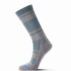 FITS Light Hike Crew Sock - Stormy Weather/Titanium
