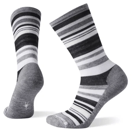 Smartwool Women's Everyday Jovian Stripe Crew Socks Charcoal Heather (Medium Size Only) 3 Smartwool Women's Everyday Jovian Stripe Crew Socks Charcoal Heather (Medium Size Only)
