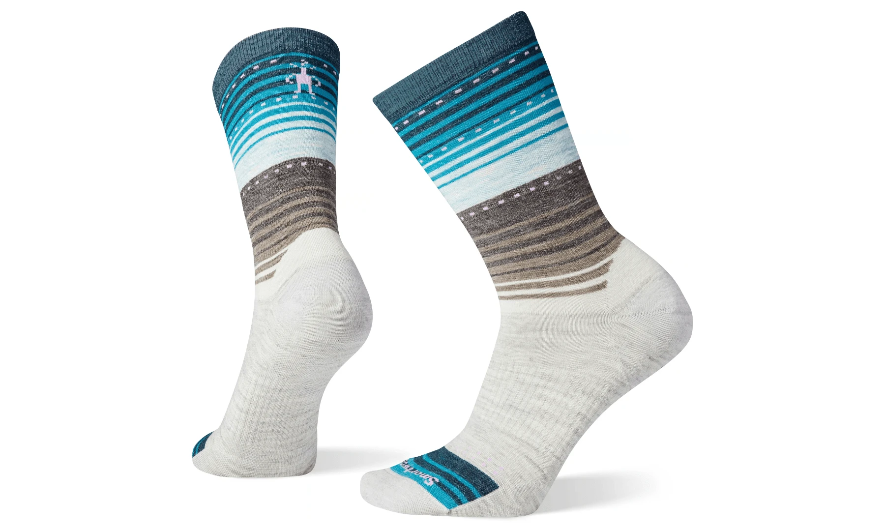 Smartwool Women's Everyday Stitch Stripe Crew Socks Medium 3 Smartwool Women's Everyday Stitch Stripe Crew Socks Medium