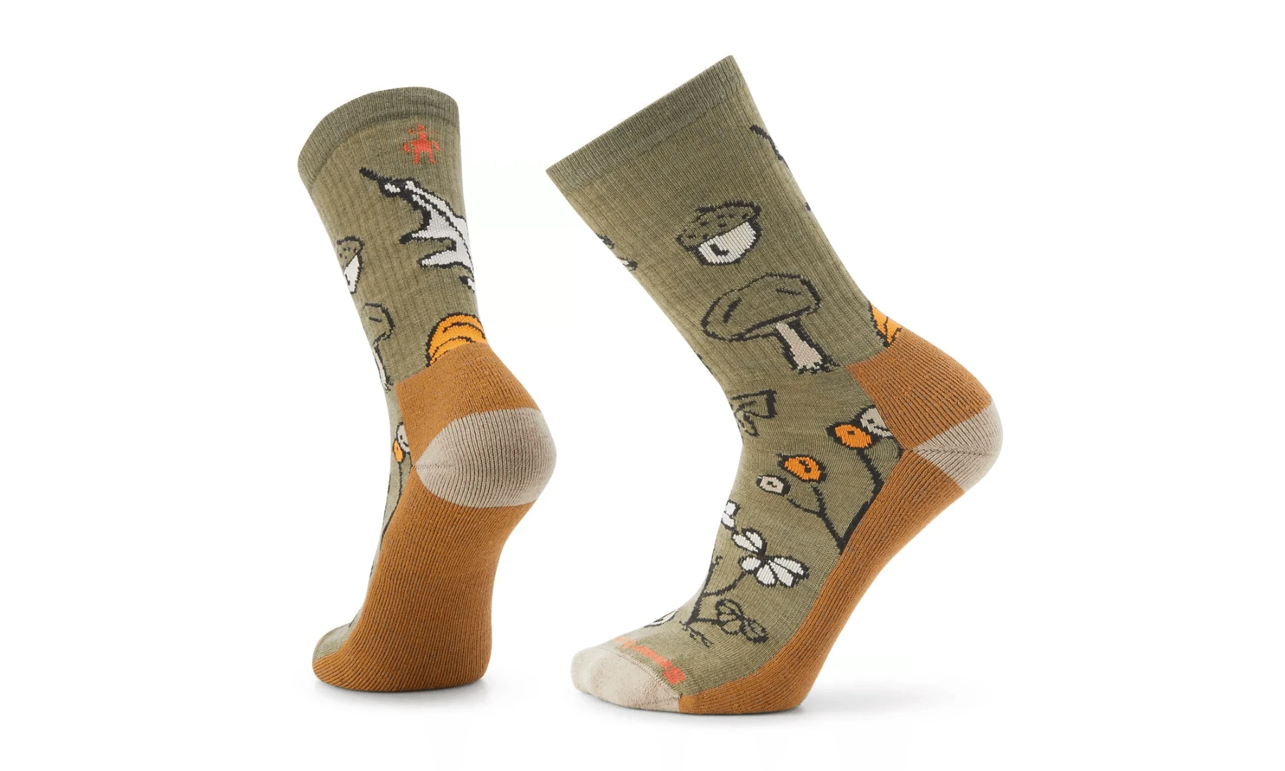 Smartwool Men's Everyday Forest Loot Crew Socks 3 Smartwool Men's Everyday Forest Loot Crew Socks