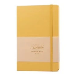 Nebula Premium Notepad, 90g White Paper, Cozy Yellow