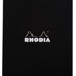Rhodia Classic Notepads DotPad Top Staplebound 8 1/4 X 12 1/2 Dot Grid Black 80 Sheets
