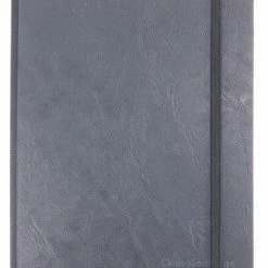 Clairefontaine Basic Notebooks Side Clothbound W/Elastic Closure 6 X 8 ¼ Lined Black 96 Sheets