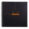 Rhodia Classic Reverse Book, Side Wirebound , Black Dot, 8 ¼ X 8 ¼ 1 Rhodia Classic Reverse Book, Side Wirebound , Black Dot, 8 ¼ X 8 ¼ -Wells Outlet z1 e19243ac e357 4b69 8120 4f19ad72ec8a
